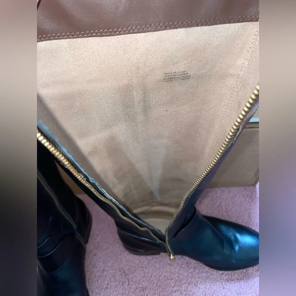 Michael Kors Fulton Harness Boot (Black/Mocha) - Picture 10 of 13